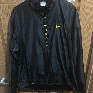 Nike LIVESTRONG Black Windbreaker Jacket